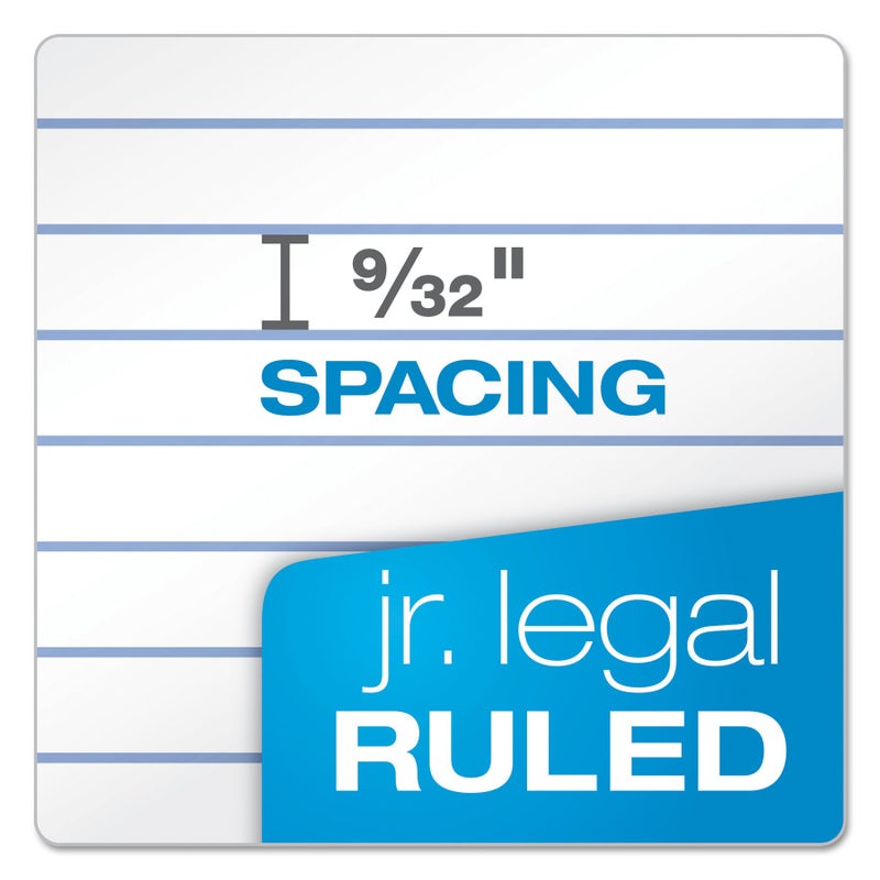 Ampad TOP20154 20-154 Evidence Recycled Perf 5x8 Medium Ruled Pads, Margin, White, 50 Sheets, Dozen - Image 3